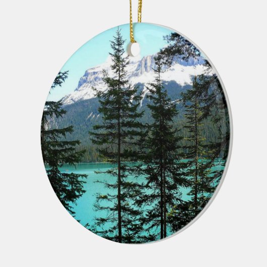 Emerald Lake Keramisch Ornament (Links)