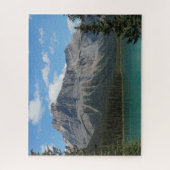 Emerald Lake met Michael Peak Jigzaag Puzzle Legpuzzel (Verticaal)
