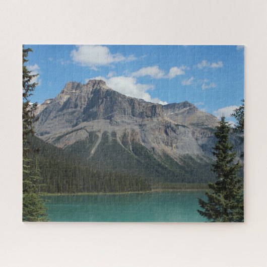Emerald Lake met Michael Peak Jigzaag Puzzle Legpuzzel (Horizontaal)