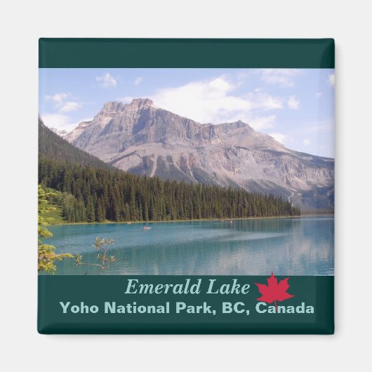 Emerald Lake / Yoho National Park, Canada Magneet (Voorkant)