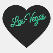 Emerald Las Vegas Sparkles Sticker (Voorkant)