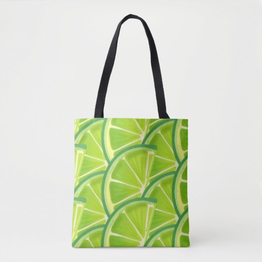 Emerald Lime Green Fruit Fresh Sour Garden Natuur Tote Bag (Voorkant)