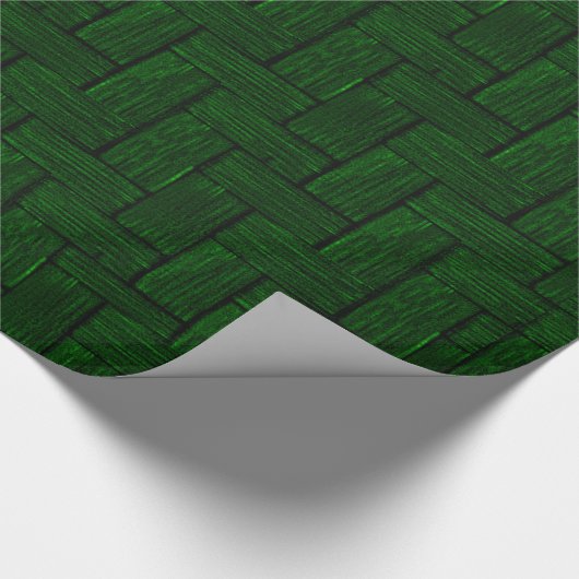 Emerald Lincoln Log Wrapping Paper Cadeaupapier (Hoek)