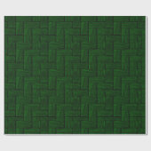 Emerald Lincoln Log Wrapping Paper Cadeaupapier (Vlak)