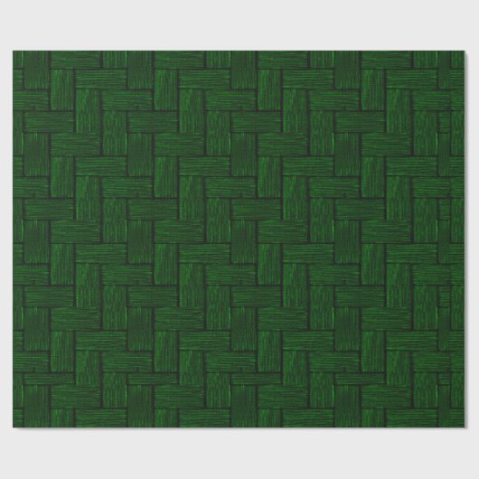 Emerald Lincoln Log Wrapping Paper Cadeaupapier (Vlak)