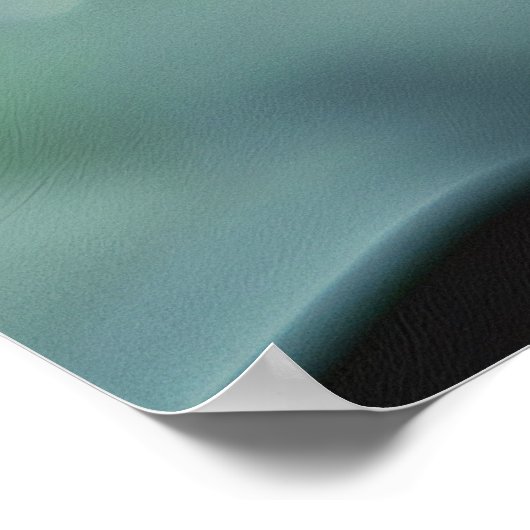 Emerald Liquid Explosion Art Poster (Hoek)