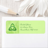 Emerald Love Knot Return Address Label (Insitu)