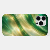Emerald Luxe Holographic Gradient Phone Case iPhone Hoesje (Achterkant horizontaal)