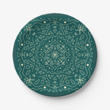 Emerald Mandala Paper Borden