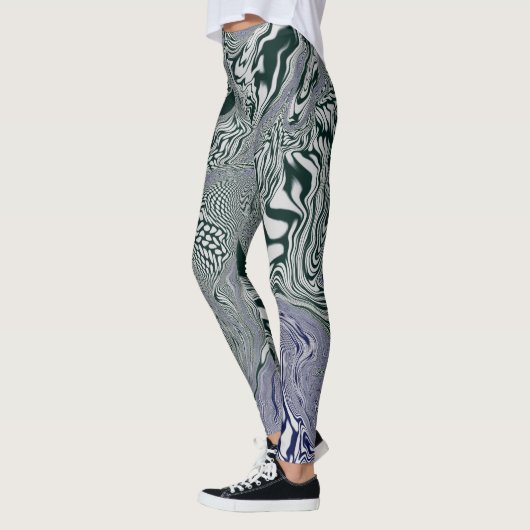 "Emerald Marble Flow" Leggings (Links)