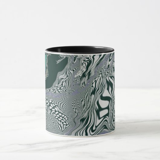 "Emerald Marble Flow" Mok (Midden)