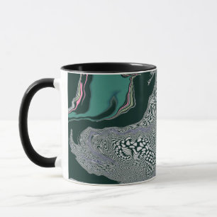 "Emerald Marble Flow" Mok