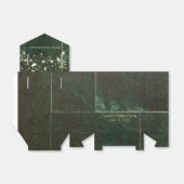 Emerald Marmer Bruiloft Jubileum Favor Box Bedankdoosjes (Uitgevouwen)