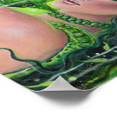 Emerald mermaid art van Renee L. Lavoie Poster (Hoek)