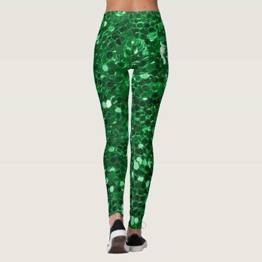 Emerald Mermaid Glitter Leggings (Achterkant)