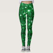 Emerald Mermaid Glitter Leggings (Voorkant)