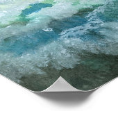 Emerald Mermaid Poster Afdrukken van Molly Harriso (Hoek)