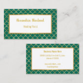 EMERALD MERMAID WITTE VISITEKAARTJE (Voorkant / Achterkant)