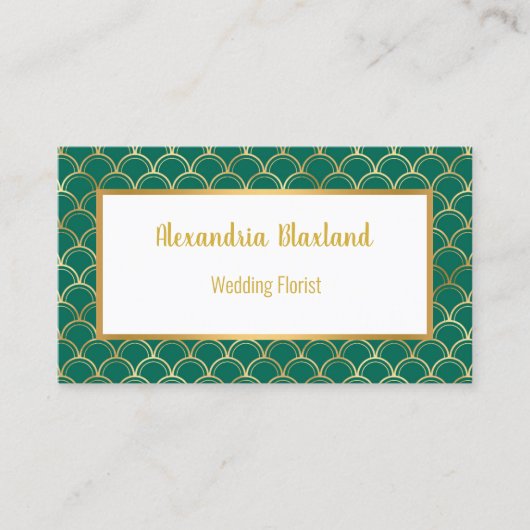  EMERALD MERMAID WITTE VISITEKAARTJE (Voorkant)