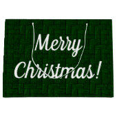 Emerald Merry kerstcadeautas Groot Cadeauzakje (Voorkant)