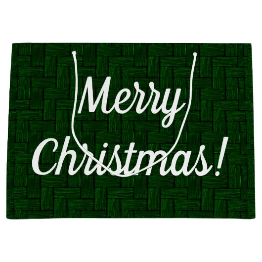 Emerald Merry kerstcadeautas Groot Cadeauzakje (Voorkant)