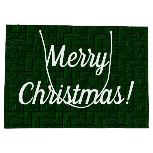 Emerald Merry kerstcadeautas Groot Cadeauzakje (Achterkant)