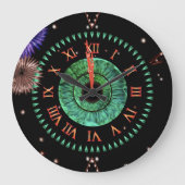 Emerald Midnight Clock Grote Klok (Voorkant)
