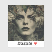 Emerald Molly — Gothic Fine Art Sticker (Vel)