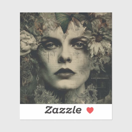 Emerald Molly — Gothic Fine Art Sticker (Vel)