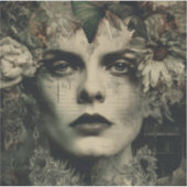 Emerald Molly — Gothic Fine Art Sticker (Voorkant)