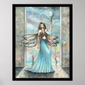 Emerald Moon Fairy Poster Afdrukken van Molly Harr (Voorkant)