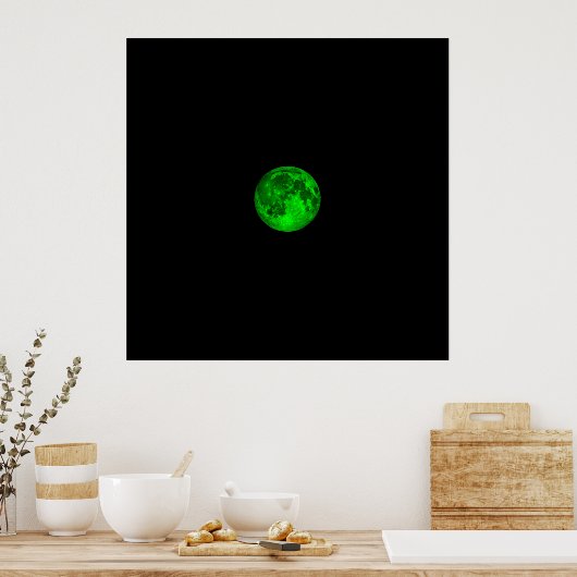 Emerald Moon Poster (Keuken)