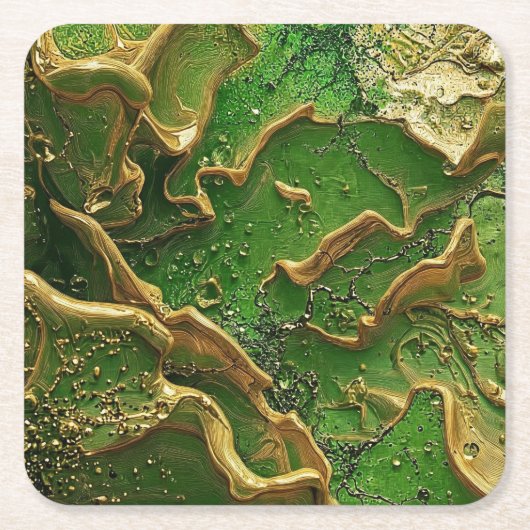 Emerald Motion Kartonnen Onderzetters (Voorkant)