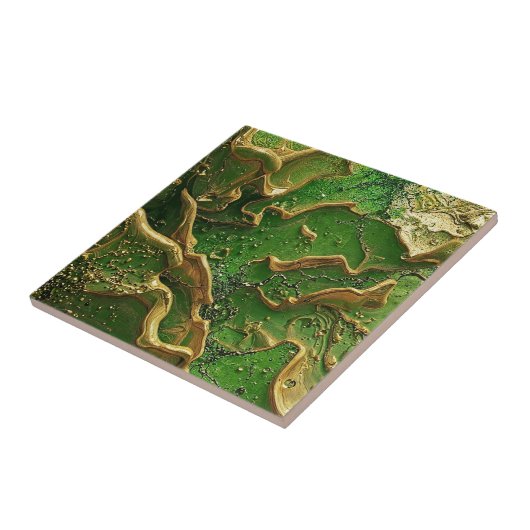 Emerald Motion Tegeltje (Zijkant)