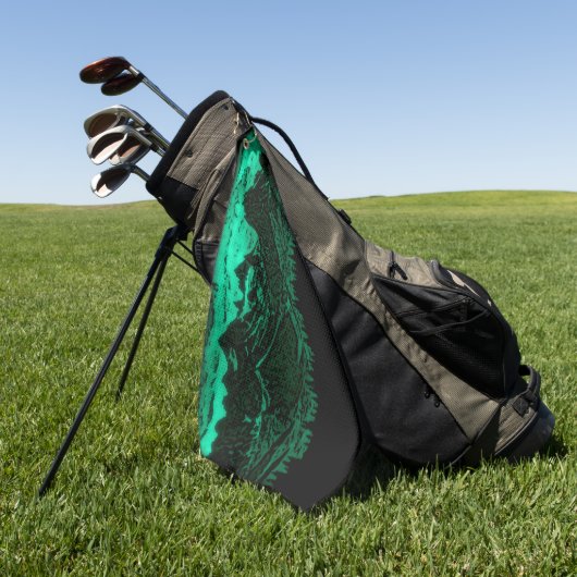 Emerald Mountains Golfhanddoek (Groen)