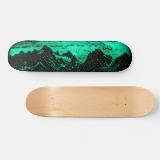 Emerald Mountains Persoonlijk Skateboard (Horizontaal)