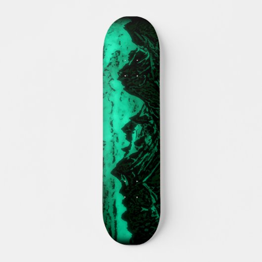 Emerald Mountains Persoonlijk Skateboard (Voorkant)