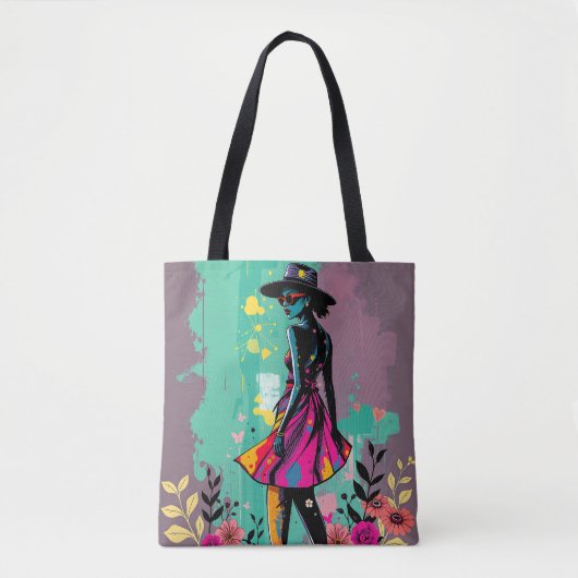 Emerald Muse Duet Tote Bag (Voorkant)