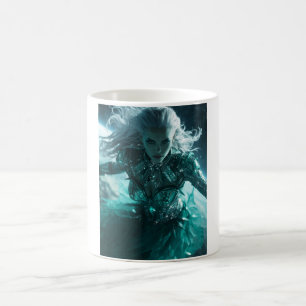 Emerald Nevel Koningin – Kosmisch Alien Pantser Koffiemok