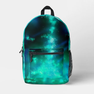 Emerald Night Sky Bedrukte Rugzak