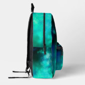 Emerald Night Sky Bedrukte Rugzak (Links)