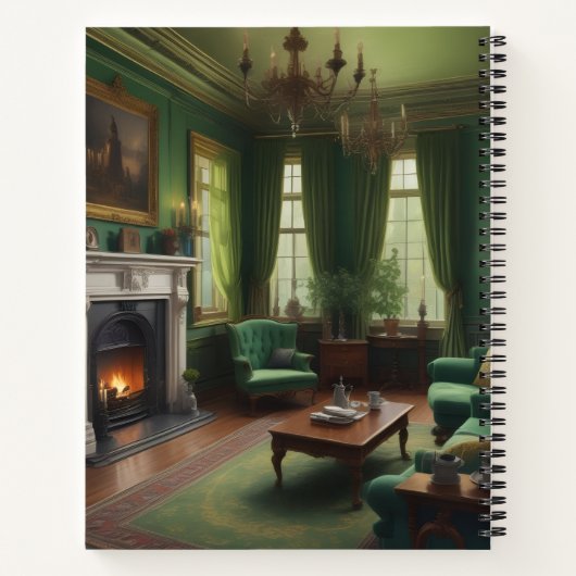 Emerald Noir Notitieboek (Achterkant)