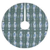 Emerald Nutkraker Tree Skirt Kerstboom Rok (Voorkant)