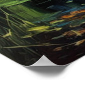 Emerald Oasis, Verleidelijke tinten van een moeras Poster (Hoek)