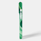 Emerald Oceaan Draaiend Abstract Golfpatroon Case-Mate iPhone Case (Achterkant / Links)