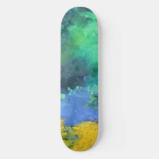 Emerald Ocean Aquamarijn Abstract Persoonlijk Skateboard