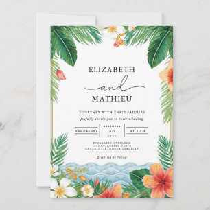 Emerald Oerwoud Archway Wedding Kaart
