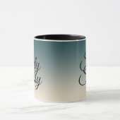 Emerald Off-White Ombre 60 en Sassy 60th Birthday Mok (Midden)