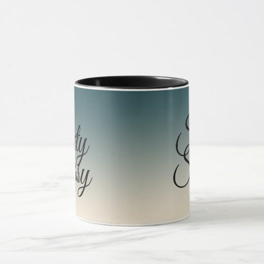 Emerald Off-White Ombre 60 en Sassy 60th Birthday Mok (Midden)