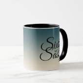 Emerald Off-White Ombre 60 en Sassy 60th Birthday Mok (Voorkant rechts)